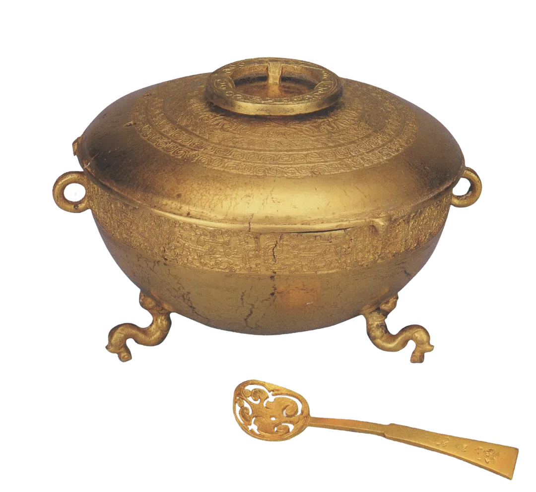 文博日历丨错银镶嵌 镂空雕刻 古人这样制作漏勺