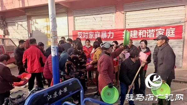 平舆县十字路乡组织开展“反对家庭暴力,共建和谐家园”为主题的宣传教育活动