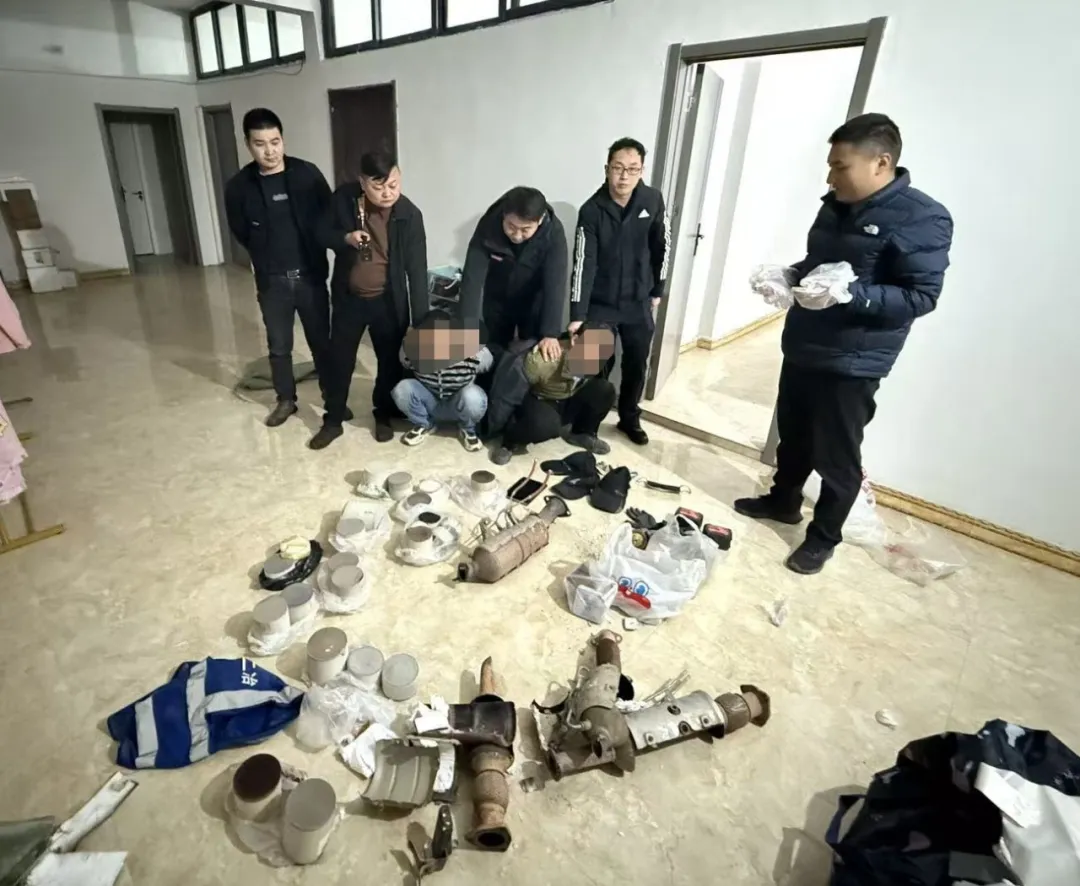 平舆警方成功侦破系列三元催化器被盗案