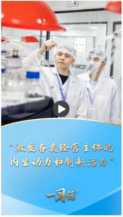 一习话·迈向“十五五”|“激发各类经营主体的内生动力和创新活力”