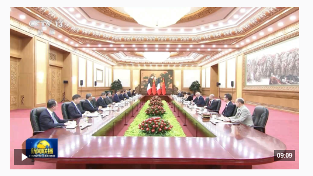 独家视频丨习近平同法国总统马克龙举行会谈