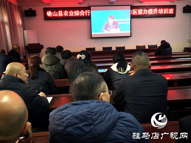 确山县开展官方兽医能力提升培训 筑牢畜牧安全防线