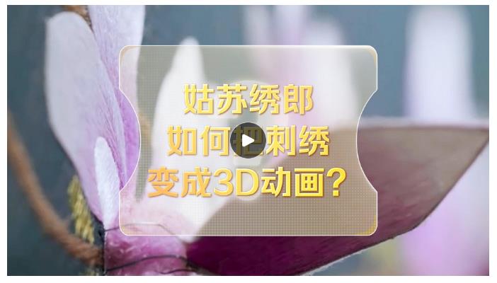 改革者 正青春｜姑苏绣郎如何把刺绣变成3D动画？