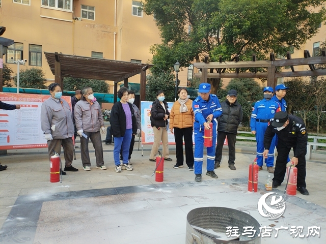 天中救援队联合多单位开展消防安全宣传活动