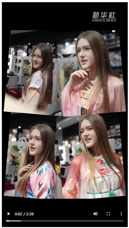 央媒观豫丨美！跟随俄罗斯小姐姐在古都洛阳体验汉服文化