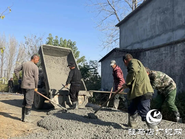 驿城区朱古洞乡柴坡村：硬化一条路 温暖一片心