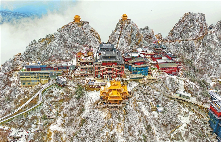 冰雪老君山 打卡正当时