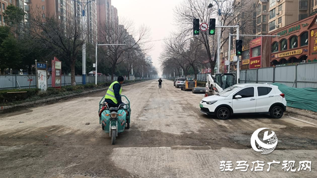 驻马店市区慎阳路 洪河大道提升改造工程即将完工