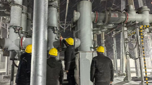 国网上蔡县供电公司:雪“护”光明暖岁寒 灯映元旦开新篇