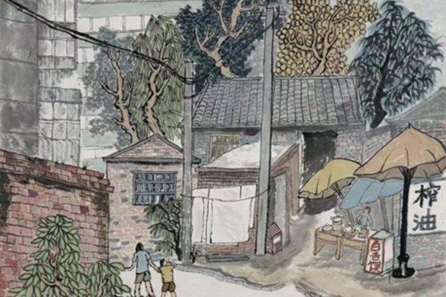 笔墨绘乡愁 画卷映振兴 —— 程钢《嵖岈小镇印象》新年亮相