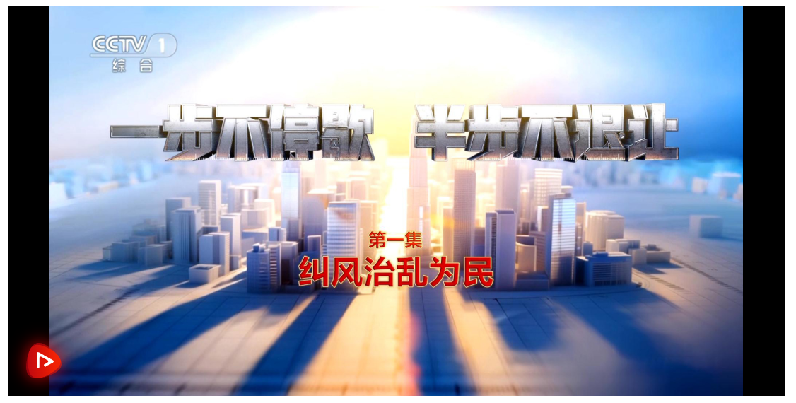 电视专题片《一步不停歇 半步不退让》第一集《纠风治乱为民》