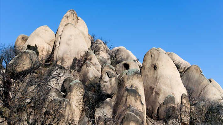 冬日观奇石 千峰秀嵖岈