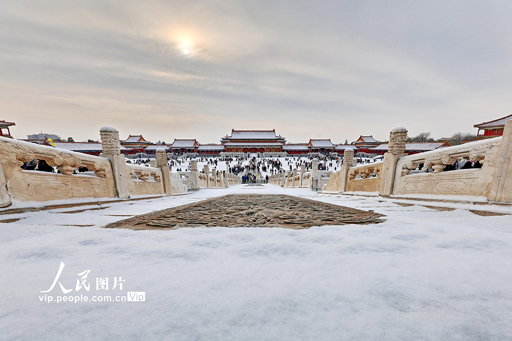 故宫雪后初霁美如画