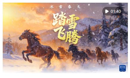 踏雪飞腾，共赴春天