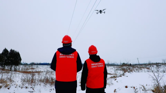 国网泌阳县供电公司：踏雪特巡保供电 守护光明和温暖