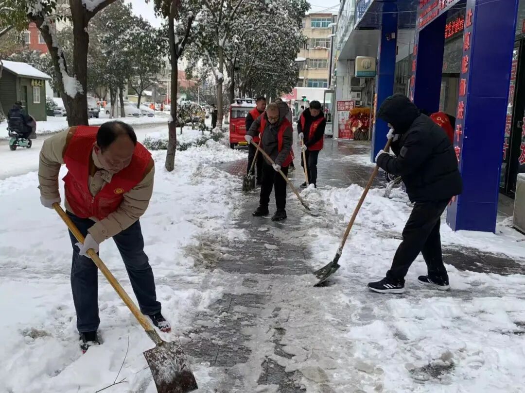 以雪为令，志愿先行！驻马店市文化广电和旅游系统全力开展铲冰除雪志愿服务