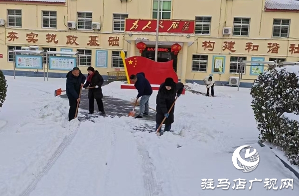 平舆县清河街道：破冰除雪保民生 贴心服务暖人心