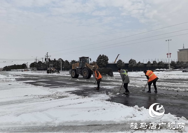 泌阳县公路事业发展中心闻雪而动 全力保障道路通行安全