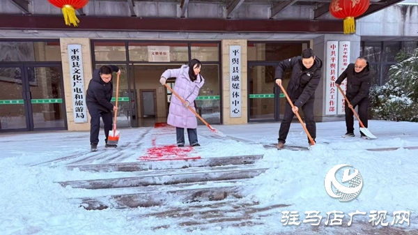 平舆县清河街道：破冰除雪保民生 贴心服务暖人心