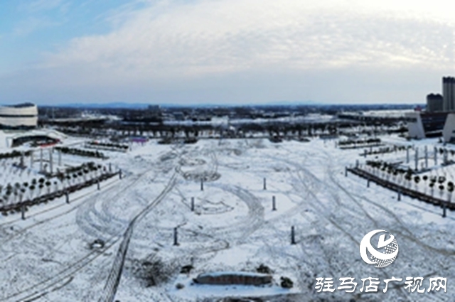【大美天中】鸟瞰雪后泌阳：银装素裹映天光 小城美卷入画来