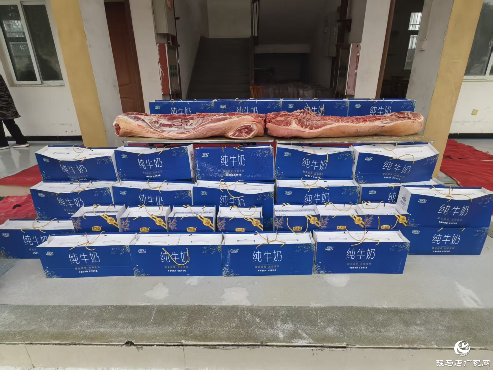 正阳县秸秆协会爱心献给敬老院