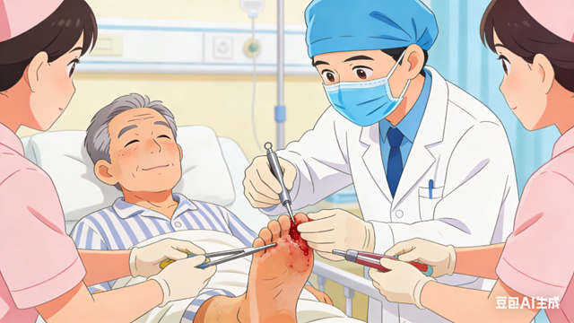 驻马店市中医院多学科协作，成功救治复杂高龄糖尿病足患者