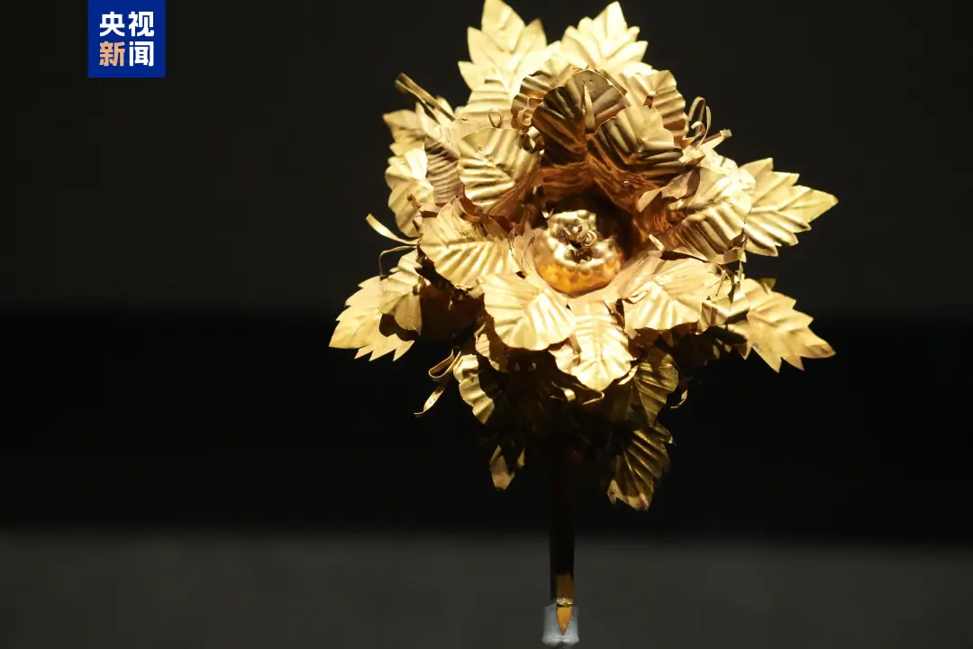 文博日历丨600年前的金色牡丹,依然绽放如初