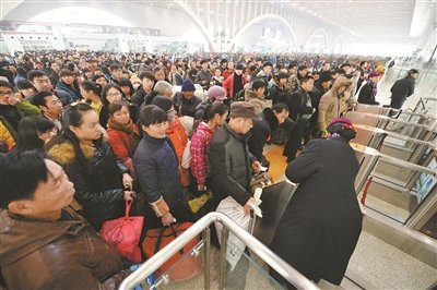 春运第三天 全国铁路预计发送旅客1120万人次