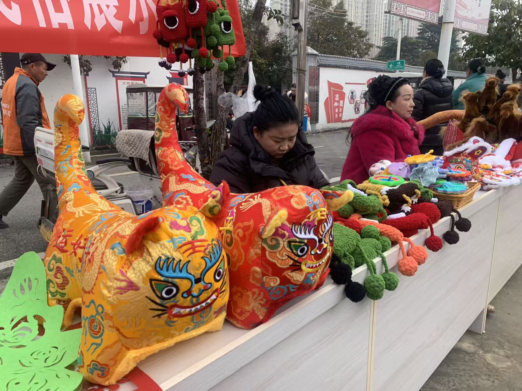 驻马店经济开发区关王庙乡民俗展非遗荟萃