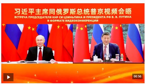 独家视频丨习近平：中俄两国要把握历史契机 确保中俄关系继续沿着正确轨道不断发展