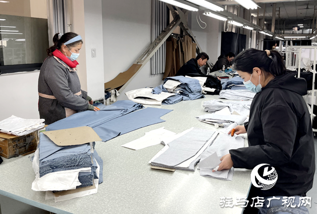 新蔡三源制衣：车间赶工忙 冲刺一季度“开门红”