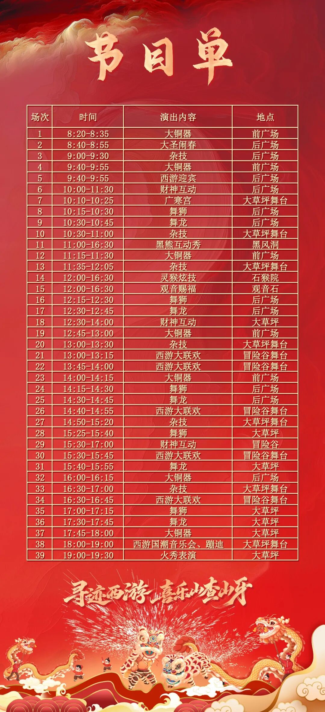 瑞雪兆丰年！春节假期晴天模式开启！邀您共赴这场新春之约！