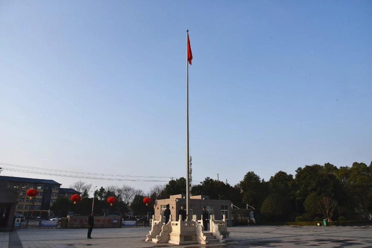 泌阳县人民检察院举行新春升旗仪式