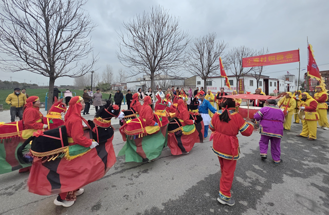 遂平县沈寨镇小寨村：铜器欢歌庆新春 爱心基金暖人心