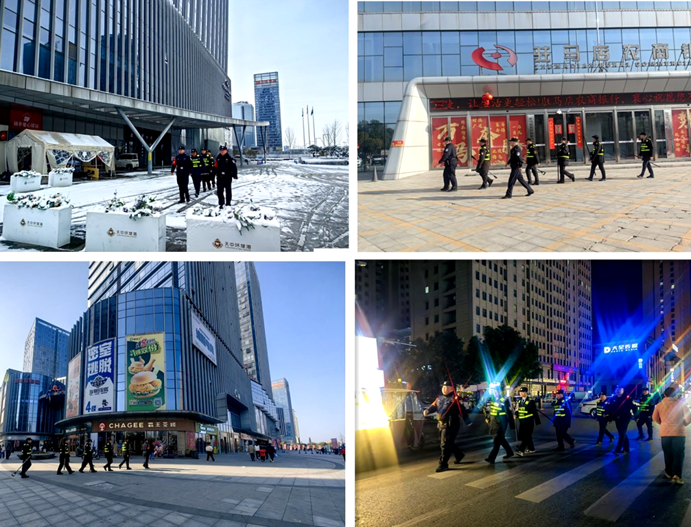 开发区：义警坚守岗位护平安