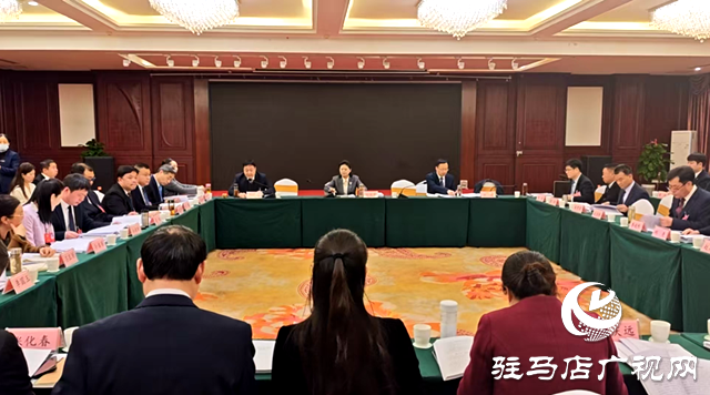 驻马店市政协五届四次会议举行分组讨论