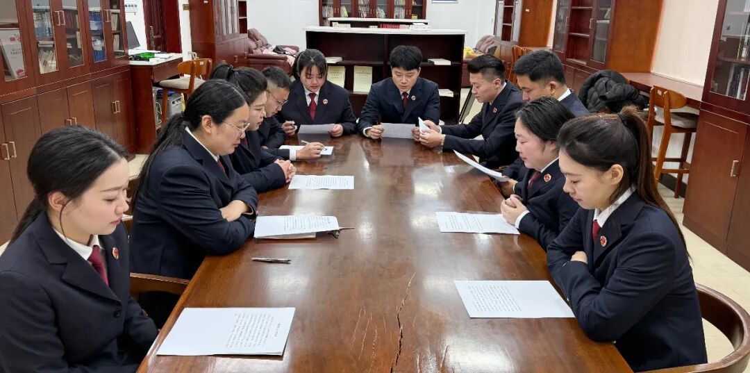 正阳县人民检察院开展“书香润检”二月份读书分享会