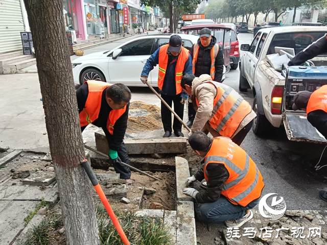  开发区城市管理事务中心:节后市政“忙作业” 守护群众“脚下路”