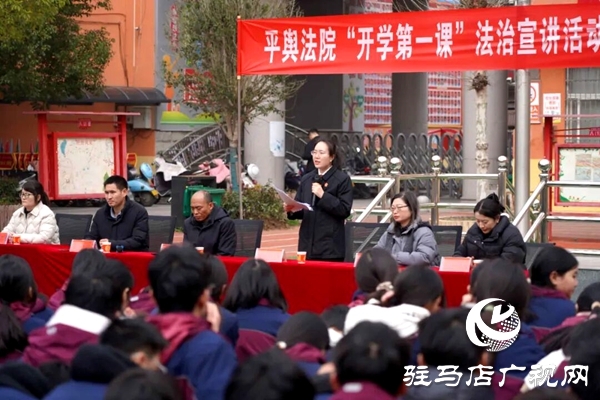 平舆县人民法院走进平舆一中：播撒法治种子 守护少年成长   