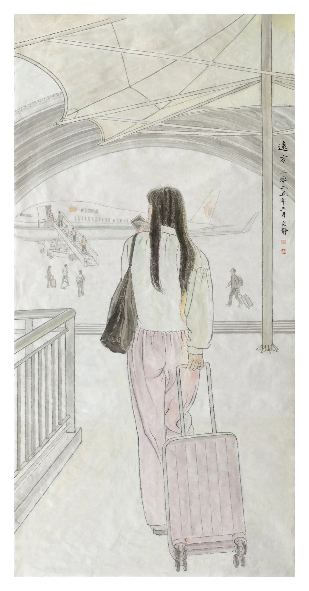 线上展 | “天中骏彩・笔墨迎春”2026年驻马店市中国美术家协会会员作品展（李文静）