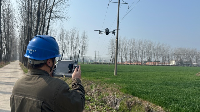 国网新蔡县供电公司：主网线路特巡保电 全力护航复工复产