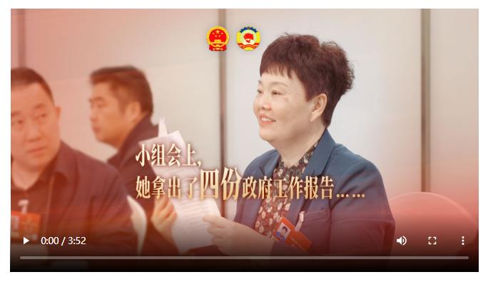 小组会上，她拿出了四份政府工作报告……|玥读两会⑥