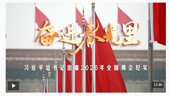 时政微纪录丨奋进春光里——习近平总书记出席2026年全国两会纪实