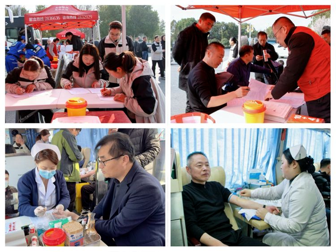 新蔡县教育系统组织开展“学雷锋 我行动”无偿献血活动