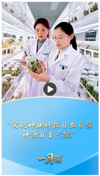 一习话丨&ldquo;实现种业科技自立自强、种源自主可控&rdquo;