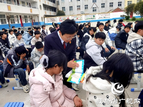平舆县万金店镇：开展送法进校园活动