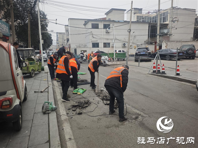  开发区城市管理事务中心抢抓春季&ldquo;黄金期&rdquo;精细修护保畅通