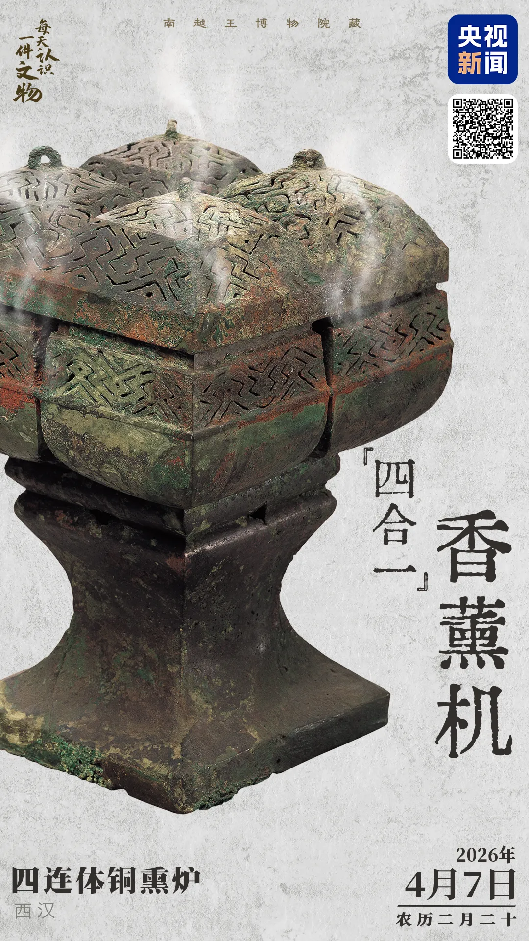 文博日历丨2000多年前的古人用一缕香守护健康